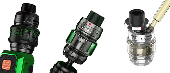 Clearomiseur iTank 2 - airflow et top-cap